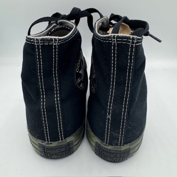 Converse High Top Chuck Taylor Black with Camo Heel Size Men's 7 / Women's 9 - Picture 4 of 6